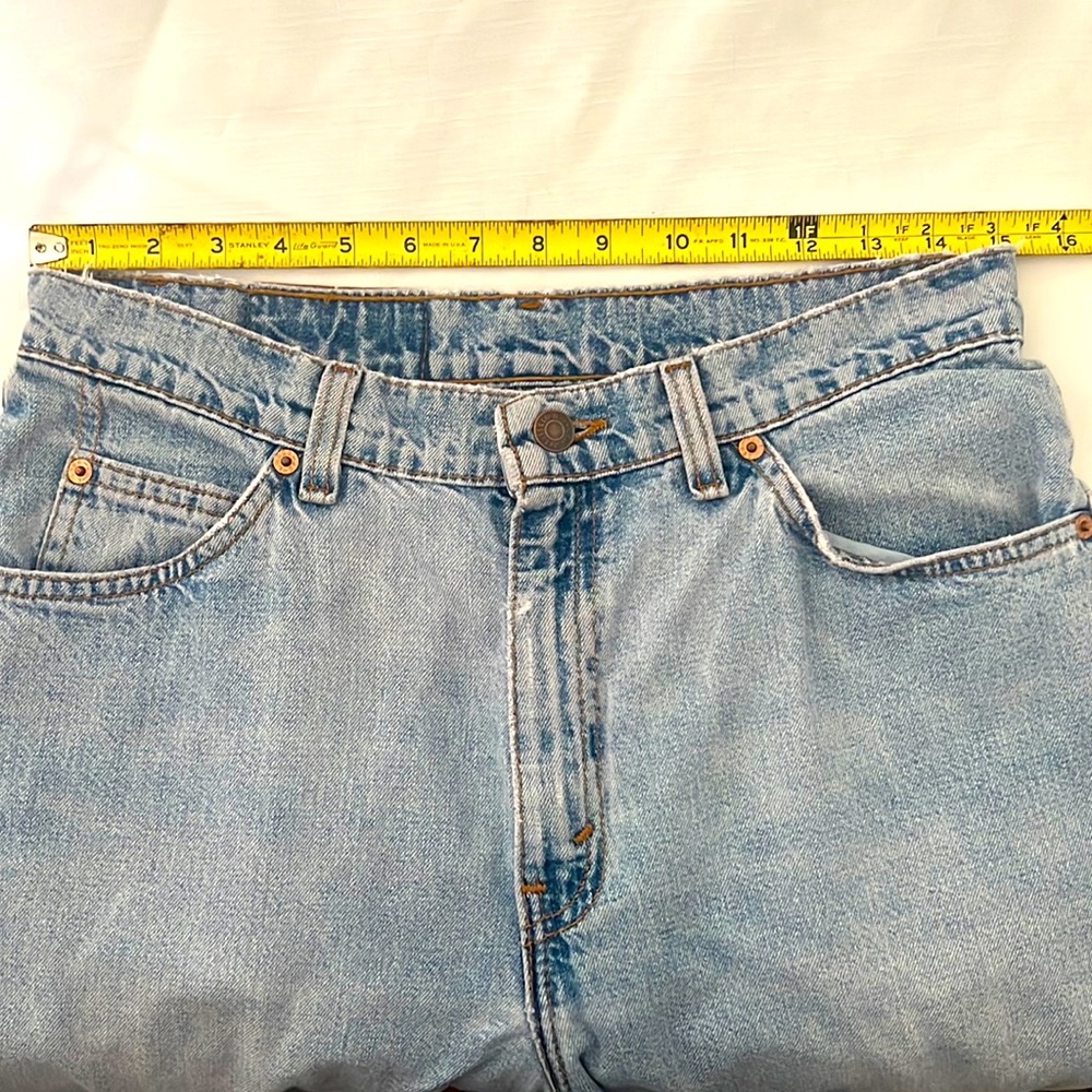 Levi’s~True Vintage~High Rise Wide Leg / Rare White Tab 965 - Picture 5 of 11